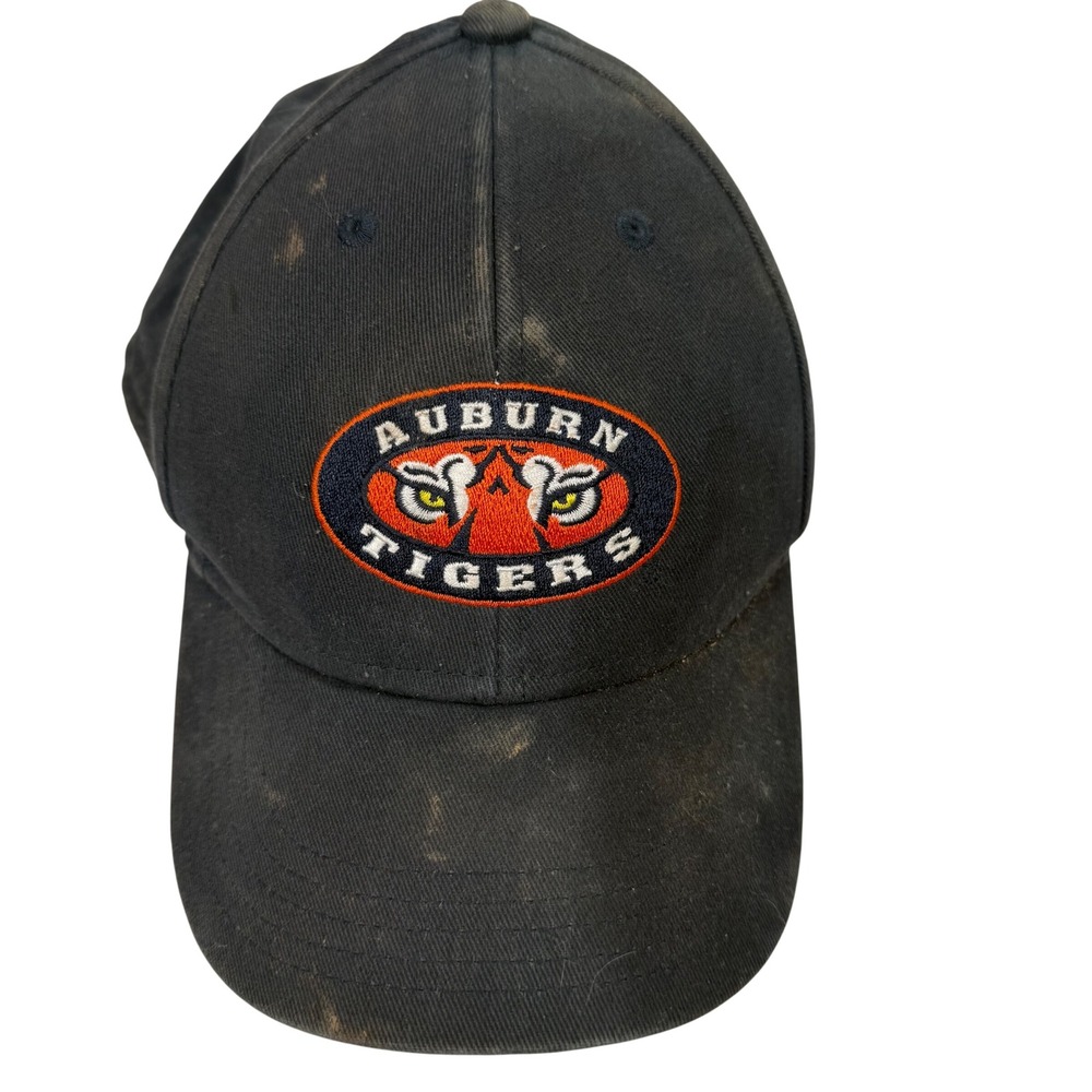 OTS Auburn Tigers Hat Toddler Adjustable NCAA Baseball Cap Black Distressed Hat